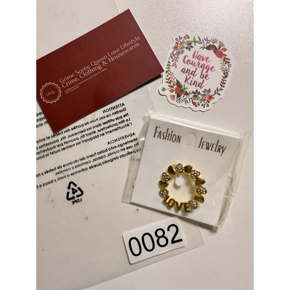 Women's Unbranded Gold Love Fashion Jewelry from vendor for Free People and Anth